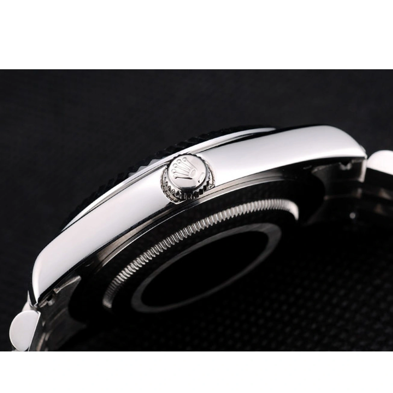 Rolex aaa copy 41977 Steel DateJust Stainless Rolex Bezel Dial Ribbed Silver 1028